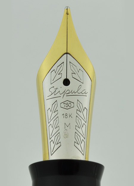 Stipula Florentia Fountain Pen - Large Size, Black Celluloid